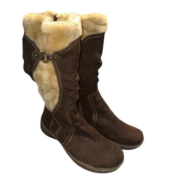 BareTraps Brown Womens Suede Tall Boots US Size 10 Ellerie Boho Hippie - Picture 2 of 11